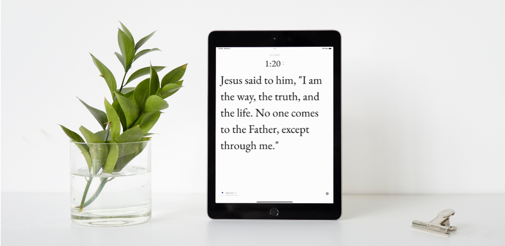 Transform your old devices into Bible verse displays