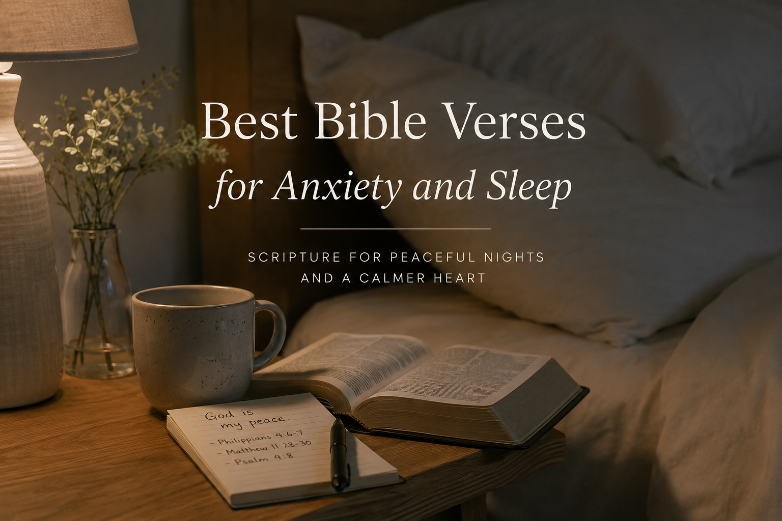 Best Bible Verses for Anxiety and Sleep: Peaceful Scriptures to Calm Your Mind at Night