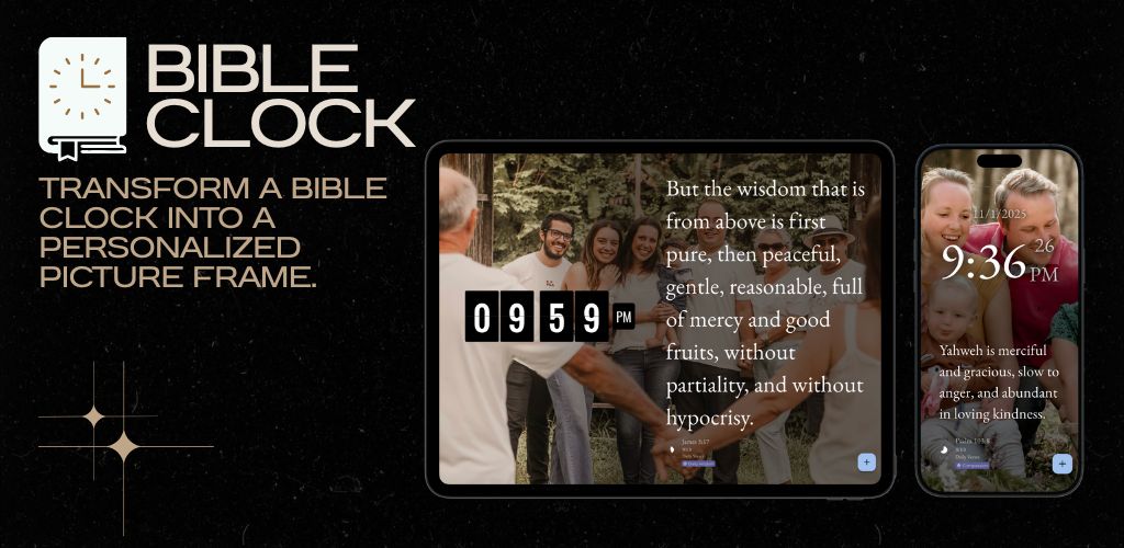 Bible Clock 2.1.0: Transform Your Device into a Personal Picture Frame