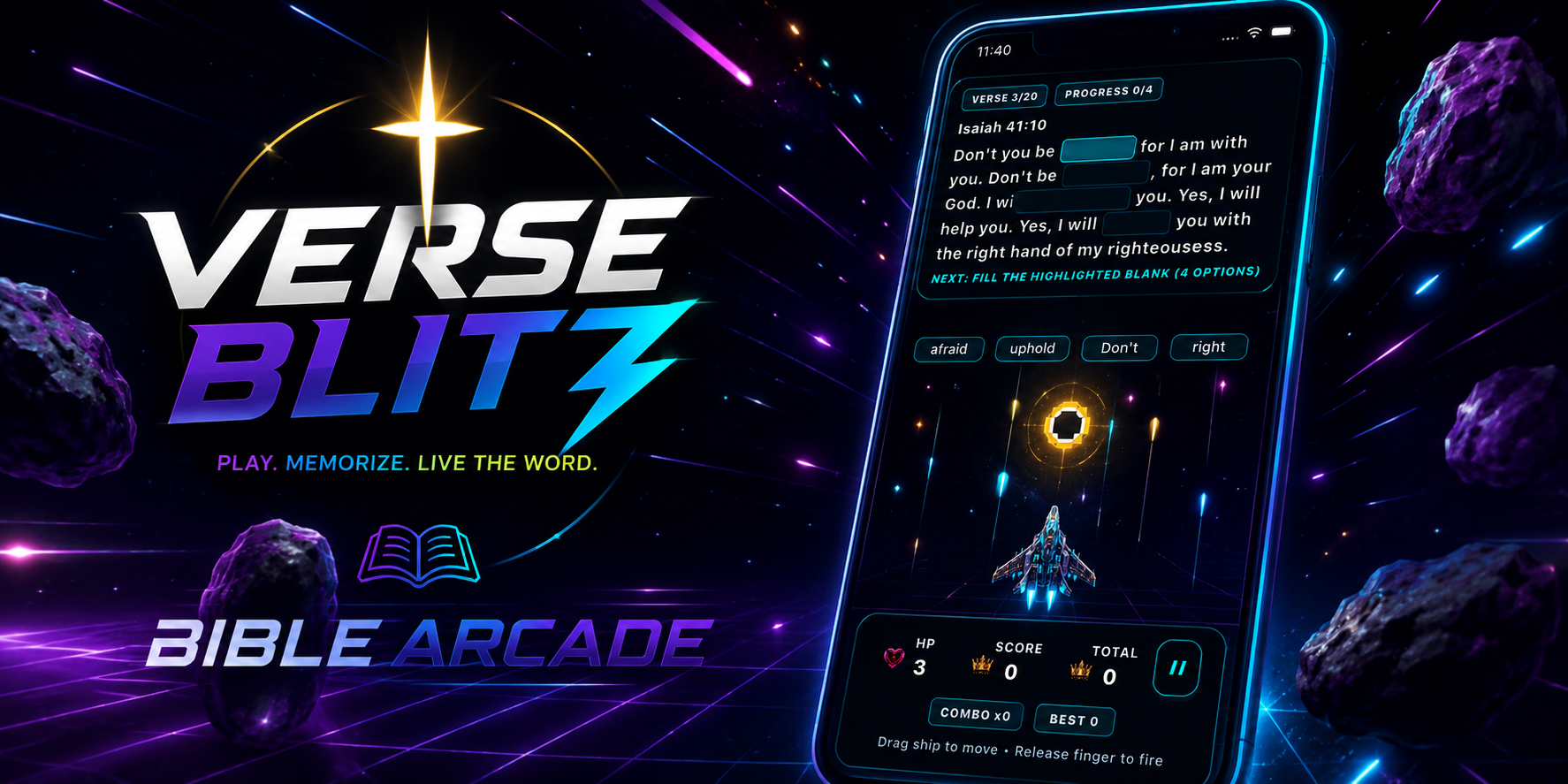 A New Kind of Bible Memory App: Learn Scripture Through Gameplay