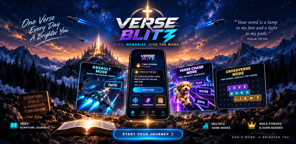 CrossVerse Mode: A Scripture Word Search Game for Bible Memorization