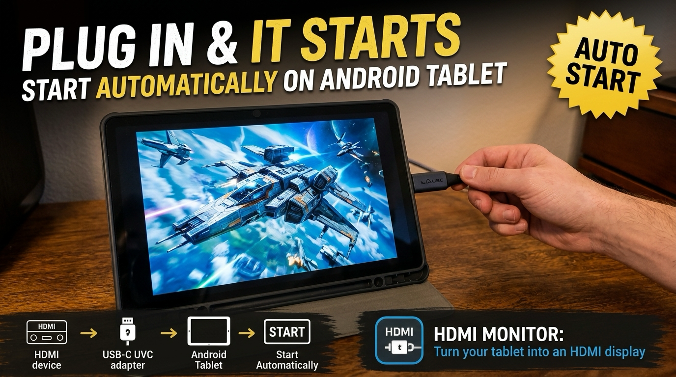 HDMI Monitor 1.6: Plug In and Your HDMI Signal Starts Automatically