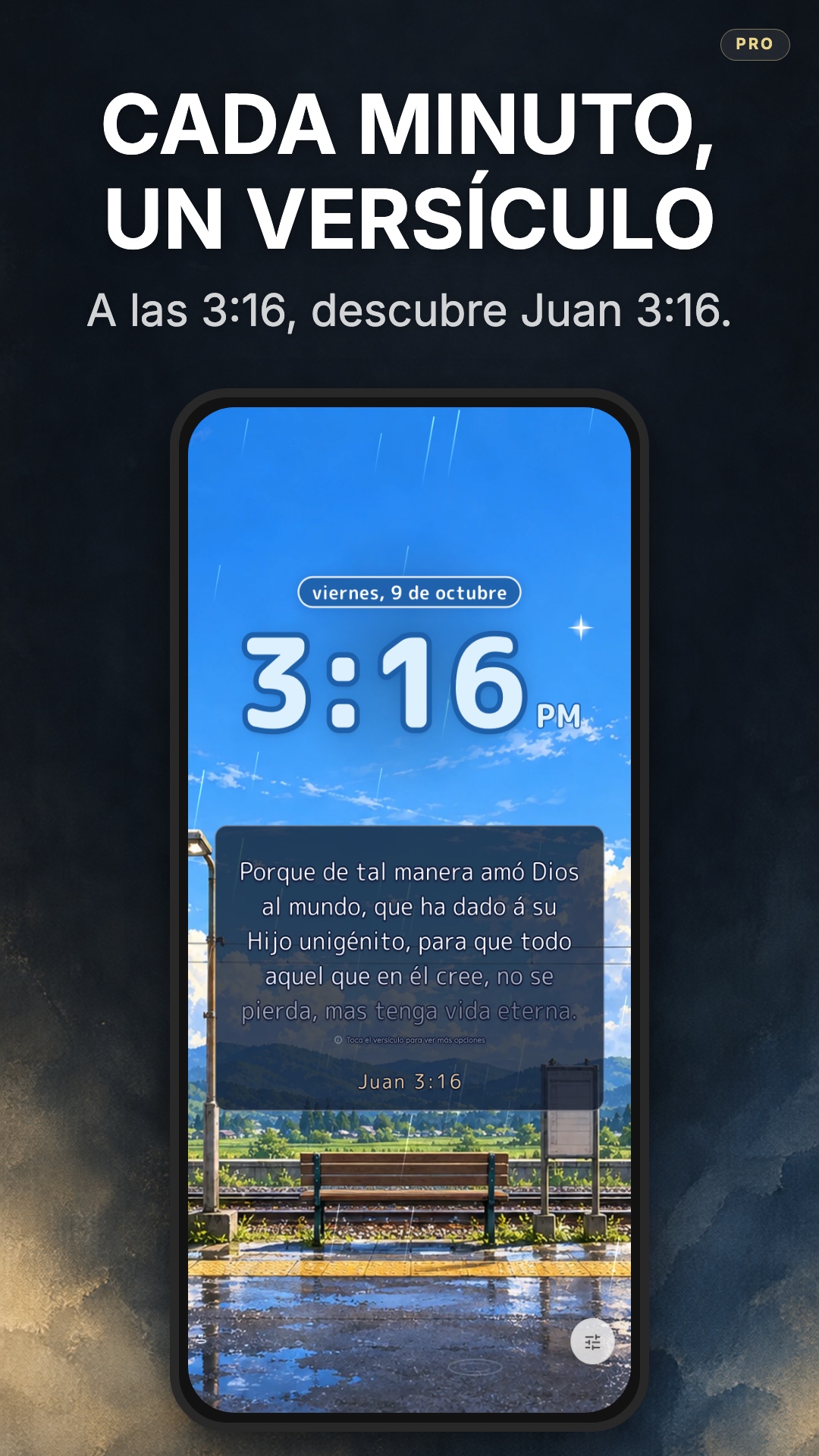 La Estación Tranquila a las 3:16, con Juan 3:16