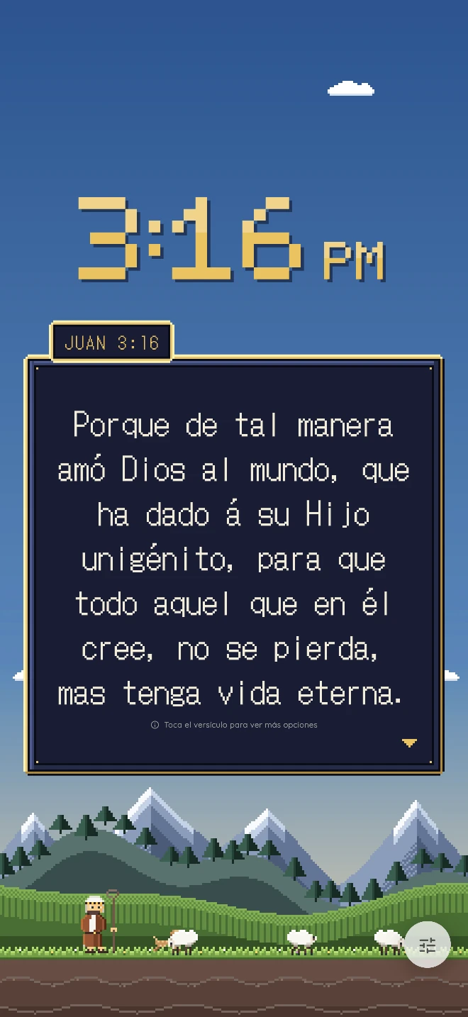 Tema La Vigilia del Pastor en Bible Clock